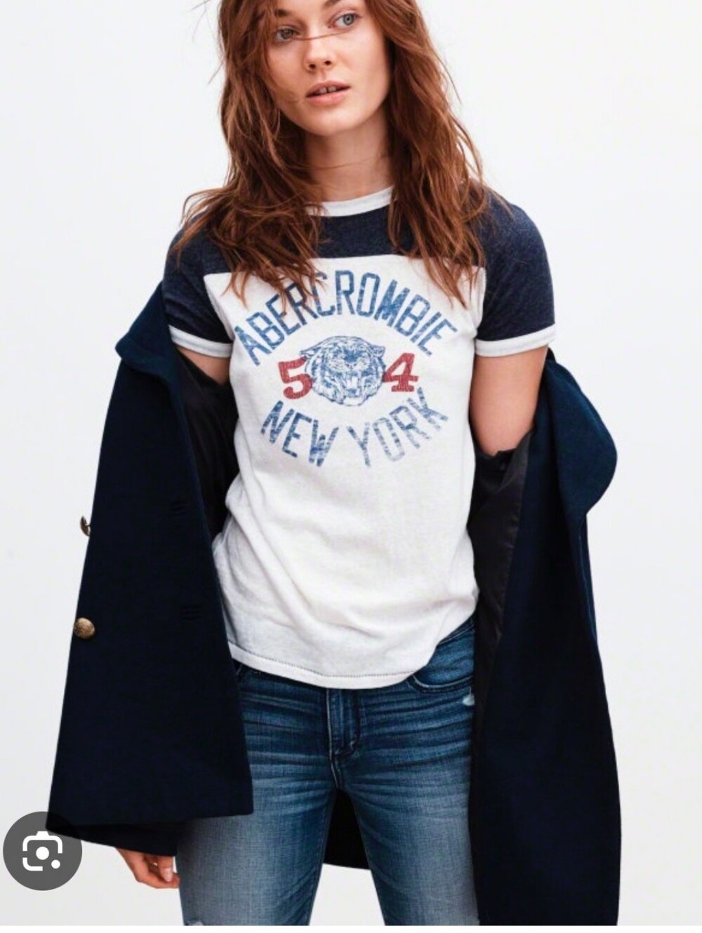 Abercrombie & Fitch Tomboy Ringer T